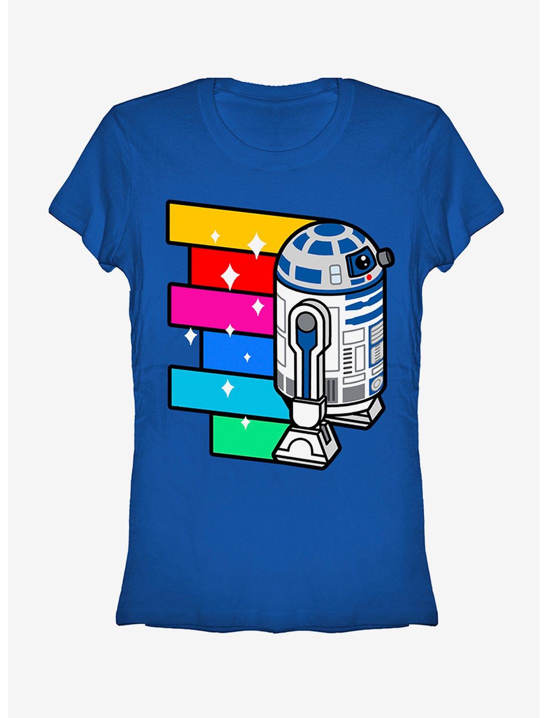 Star Wars R2-D2 Rainbow Roll Girls T-Shirt