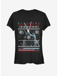 Star Wars Ugly Christmas Sweater Duel Girls T-Shirt