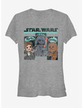 Star Wars Cartoon Sounds Girls T-Shirt