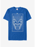 Marvel Black Panther 2018 Line Pattern T-Shirt