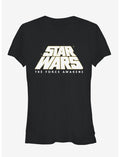 Star Wars Episode VII The Force Awakens Logo Girls T-Shirt