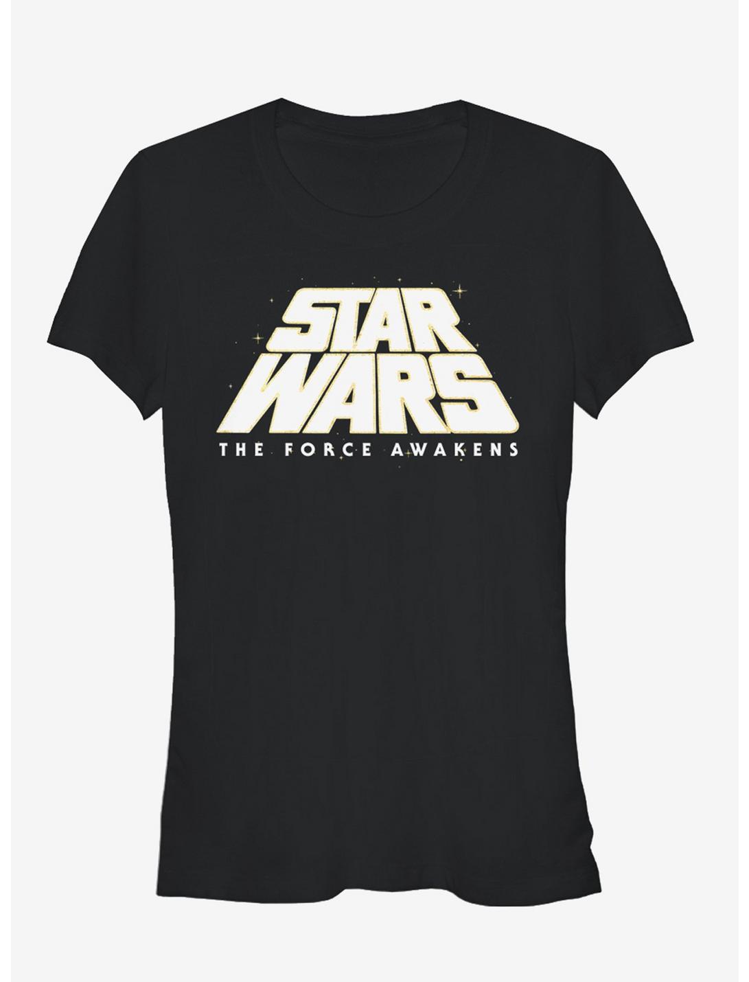 Star Wars Episode VII The Force Awakens Logo Girls T-Shirt