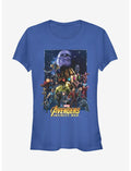 Marvel Avengers: Infinity War Character Collage Girls T-Shirt