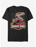 Velociraptor Hooked On Logo T-Shirt