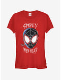 Marvel Spider-Man Spider-Verse Web Head Womens T-Shirt