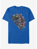 Marvel Avengers: Endgame Angled Shot Royal Blue T-Shirt