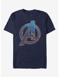 Marvel Avengers: Endgame Blue Logo Navy Blue T-Shirt