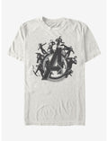 Marvel Avengers: Endgame Flying Heroes Natural T-Shirt