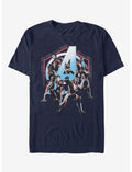 Marvel Avengers: Endgame Space Force Navy Blue T-Shirt
