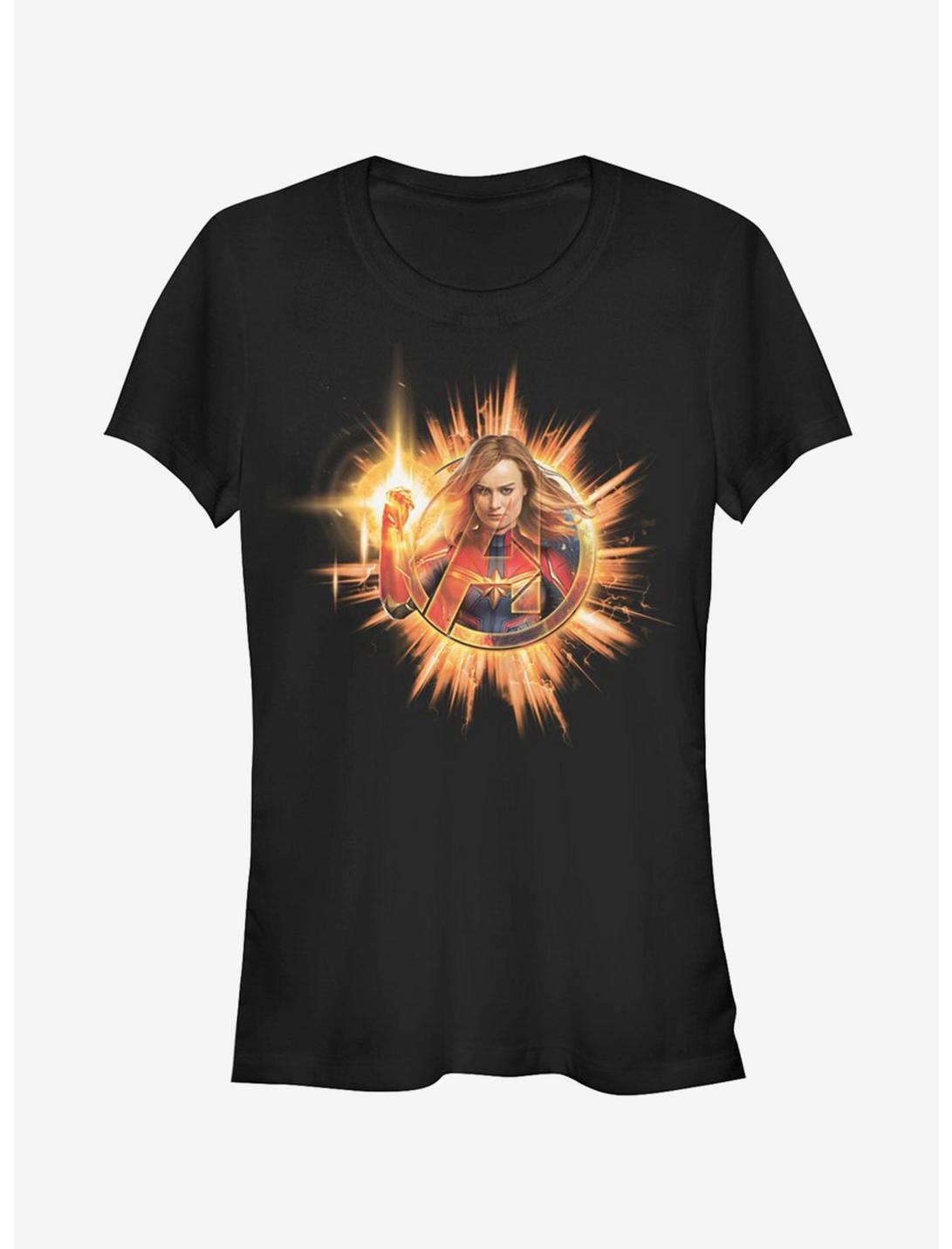 Marvel Avengers: Endgame Fire Captain Marvel Girls T-Shirt