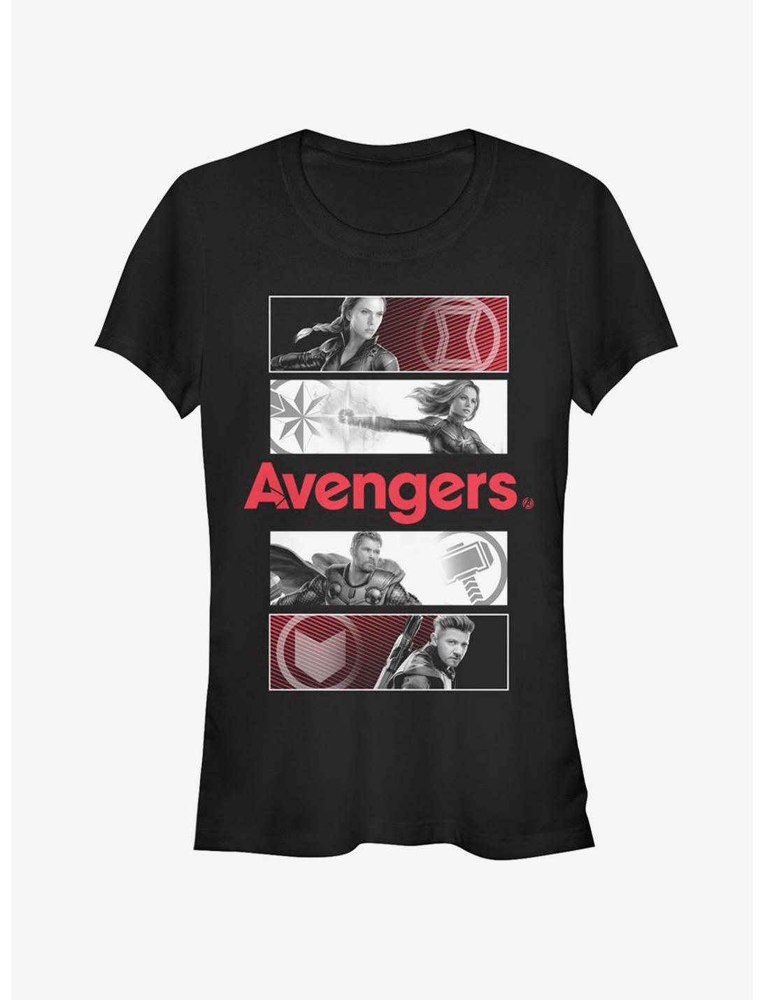 Marvel Avengers Endgame Avengers Color Pop Girls T-Shirt