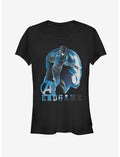 Marvel Avengers Endgame Iron Man Endgame Silhouette Girls T-Shirt