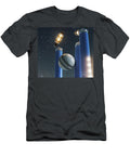 12 Illuminated Cricket Wicket Stumps Allan Swart T-Shirt