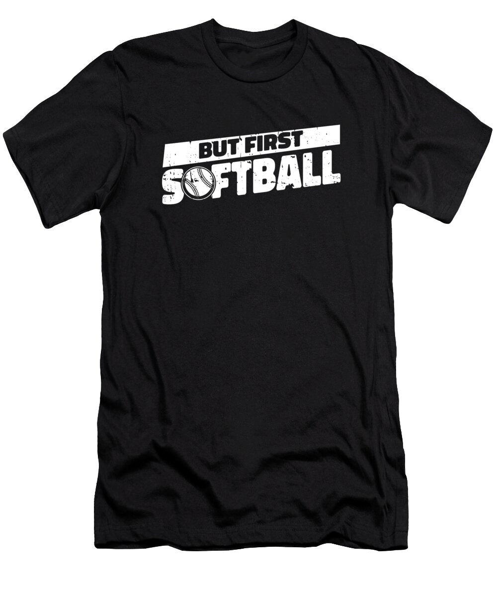 12 Softball Pitcher Batter Catcher Softball Crazy Squirrel T-Shirt