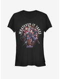 Marvel Avengers Endgame Heroes Sacrifice Girls T-Shirt
