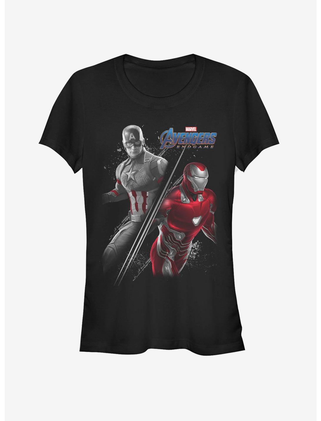 Marvel Avengers Endgame Cap Ironman Girls T-Shirt