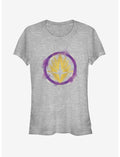 Marvel Avengers: Endgame Guardians Spray Logo Girls Heathered T-Shirt