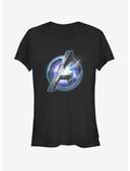 Marvel Avengers: Endgame Logo Shine Girls T-Shirt