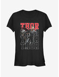 Marvel Avengers: Endgame Heroic Shot Thor Girls T-Shirt