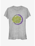 Marvel Avengers: Endgame Hulk Spray Logo Girls Heathered T-Shirt