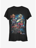 Marvel Avengers: Endgame Thanos Enemies Girls T-Shirt