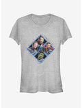 Marvel Avengers: Endgame Square Box Girls Heathered T-Shirt