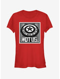 Marvel Avengers: Endgame Not Us Girls Red T-Shirt