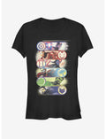 Marvel Avengers: Endgame Avengers Group Badge Girls T-Shirt