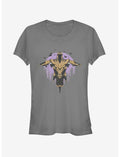 Marvel Avengers: Endgame Scarecrow Thanos Girls Charcoal Grey T-Shirt