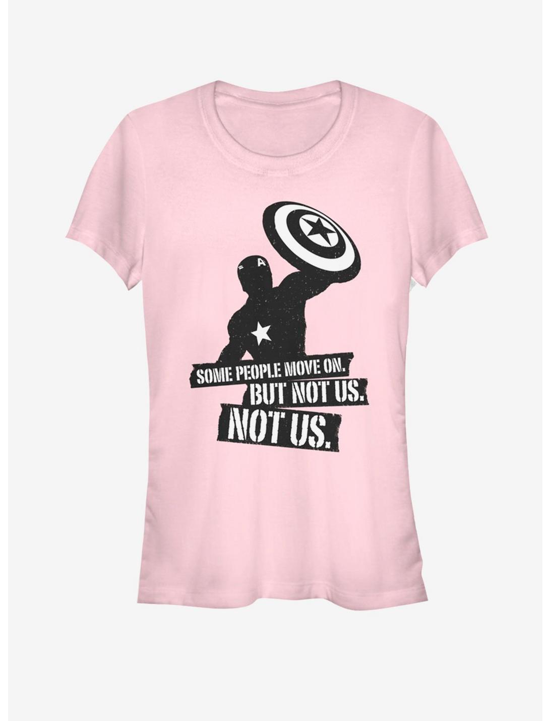 Marvel Avengers: Endgame Fighting Captain America Girls T-Shirt