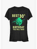 Star Wars Yoda Thirty Girls T-Shirt
