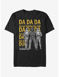 Star Wars Bold March Music T-Shirt