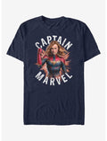 Marvel Captain Marvel Burst T-Shirt
