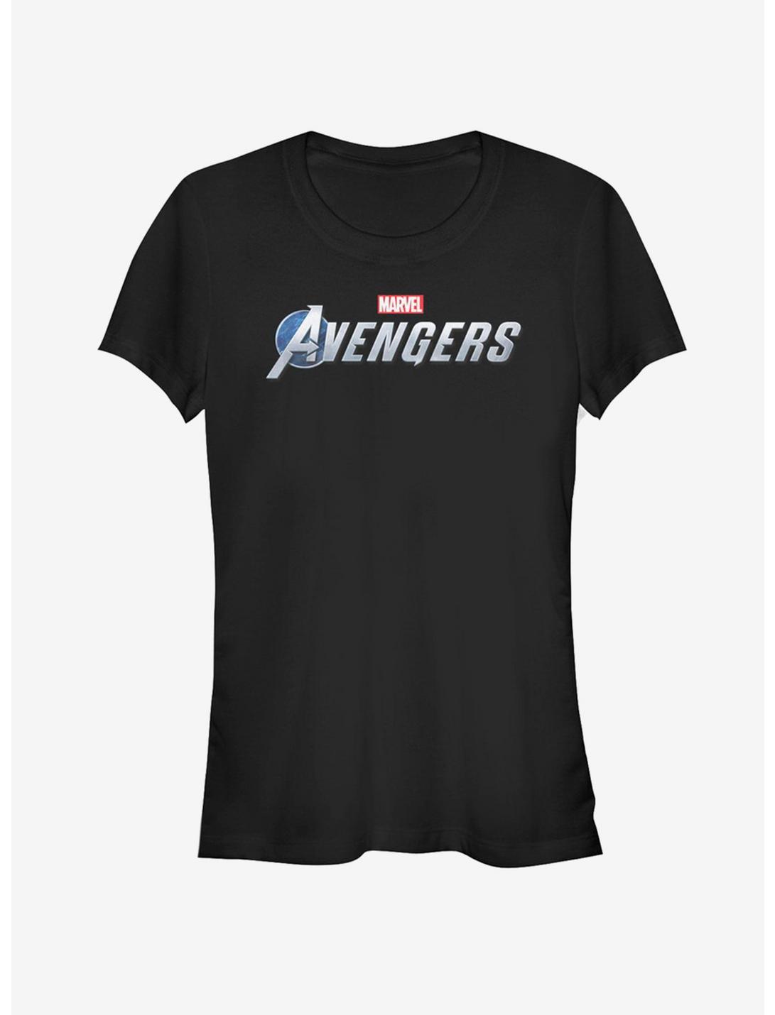 Marvel Avengers Game Brick Logo Girls T-Shirt