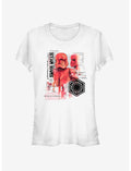 Star Wars Episode IX Rise of Skywalker Red Trooper Super Red Trooper Girls T-Shirt