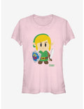 Nintendo The Legend of Zelda: Link's Awakening Link Avatar Color Girls T-Shirt