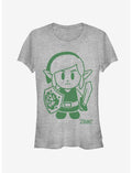 Nintendo The Legend of Zelda: Link's Awakening Link Avatar Outline Girls T-Shirt
