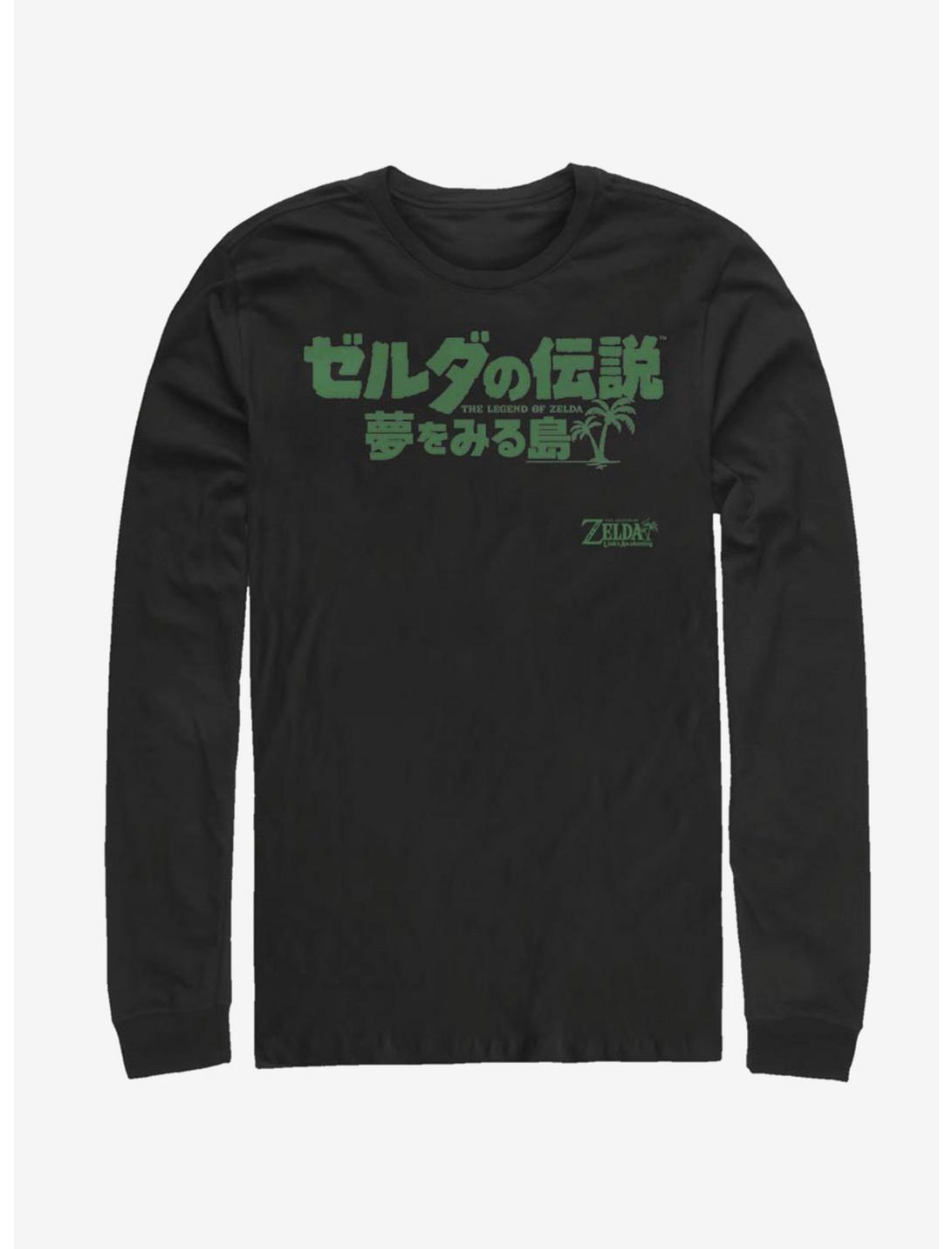 Nintendo The Legend of Zelda: Link's Awakening Japanese Logo Long-Sleeve T-Shirt