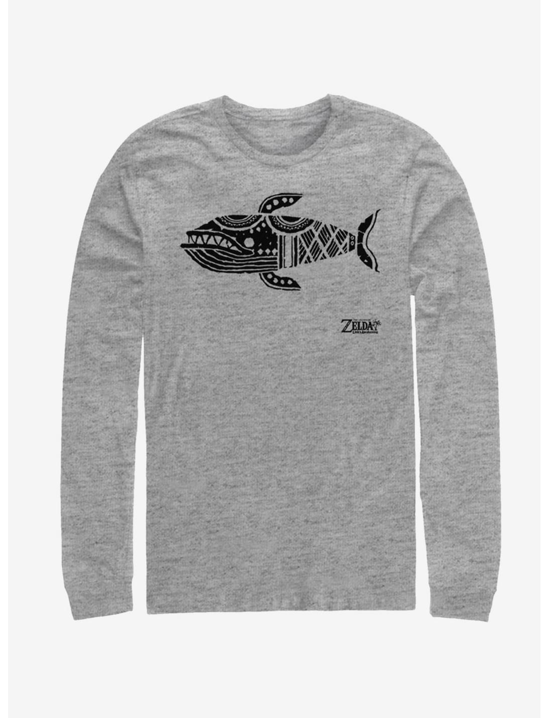 Nintendo The Legend of Zelda: Link's Awakening Whale Glyph Long-Sleeve T-Shirt