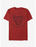 Marvel Avengers : Endgame Iron Man's Heart T-Shirt