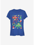 Marvel Avengers Holiday Cheer Girls T-Shirt