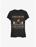 Super Mario Christmas Mario Girls T-Shirt