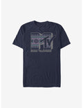 MTV Christmas Pattern Logo T-Shirt