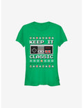 Nintendo Keep It Classic Controller Christmas Girls T-Shirt