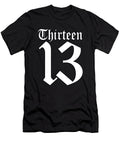 13 13th White on Black Tom Hill T-Shirt
