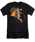 13 Volleyball Player Bump Action Dynamic Bump on Geometric Background Dream Stuff T-Shirt