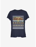 Nintendo The Legend Of Zelda Tight Forces Ugly Christmas Sweater Girls T-Shirt