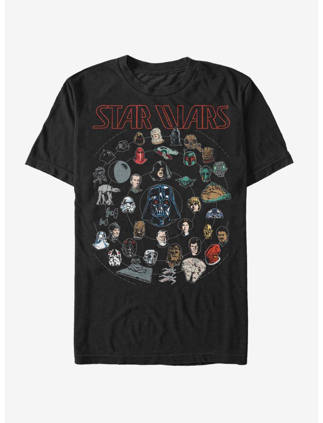 Star Wars Force Chart T-Shirt