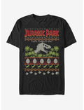 Jurassic Park Ugly Christmas Life Finds a Way T-Shirt