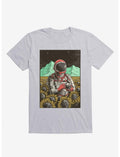2323 Astronaut In Cosmic Sunflower Field T-Shirt
